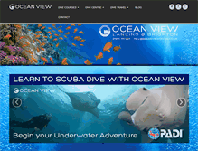 Tablet Screenshot of oceanviewdiving.co.uk
